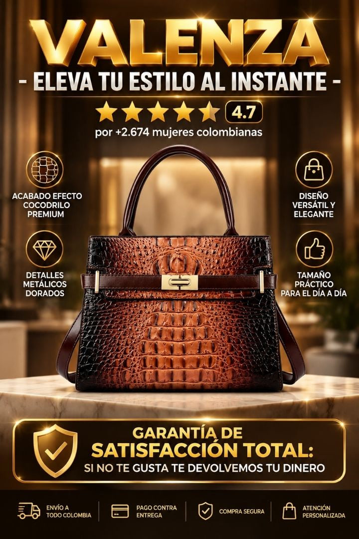 VALENZA - Bolso Croco