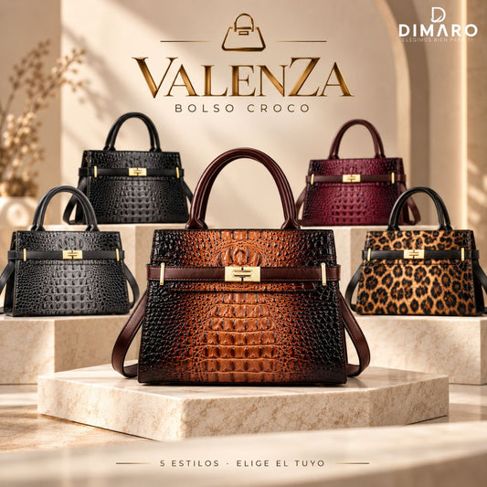 VALENZA - Bolso Croco